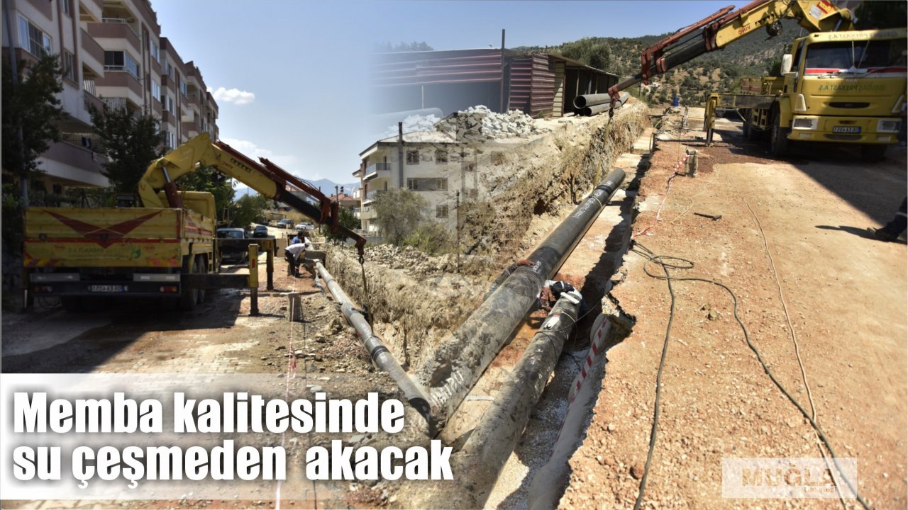 Memba kalitesinde su çeşmeden  akacak