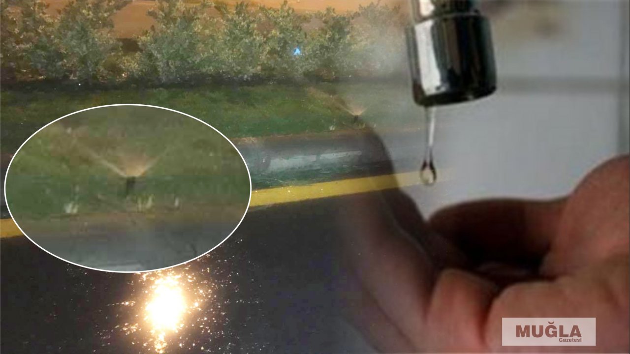 Evlere su yok, cadde yıkamaya var