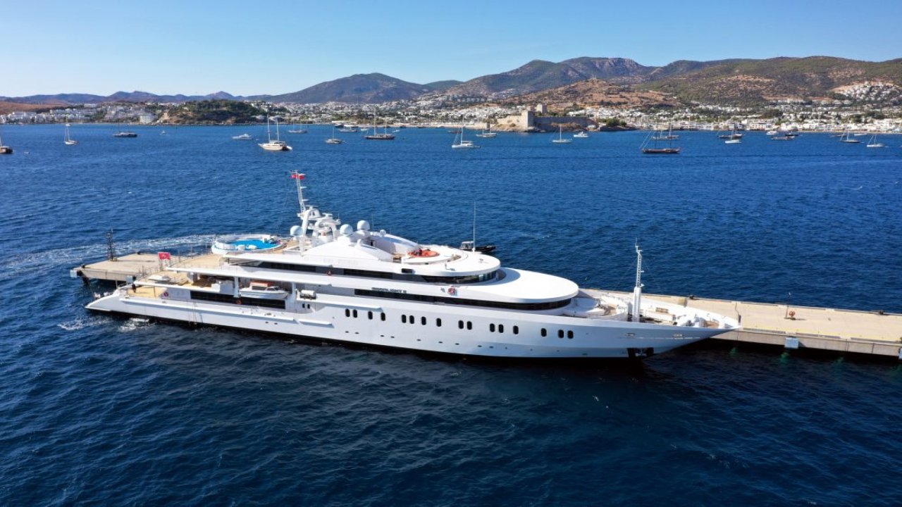 Lüks yat Bodrum'da