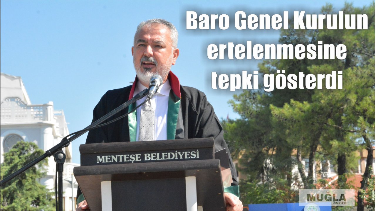 Baro Genel Kurulun ertelenmesine tepki gösterdi