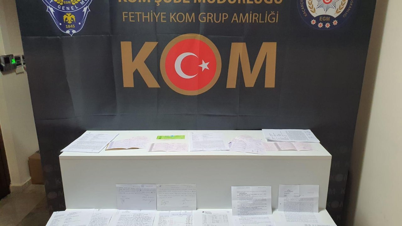 Fethiye'de tefecilik yaptığı belirlenen 2 kişi tutuklandı