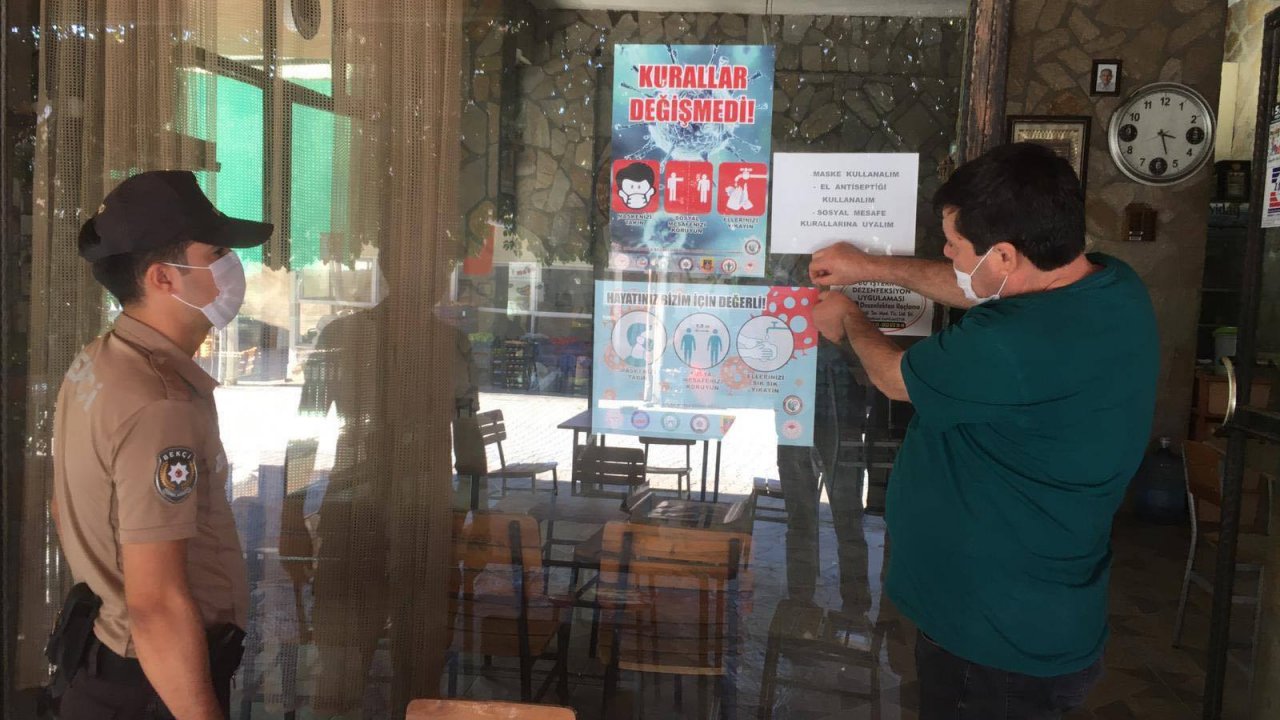 Afişle mücadele devam ediyor