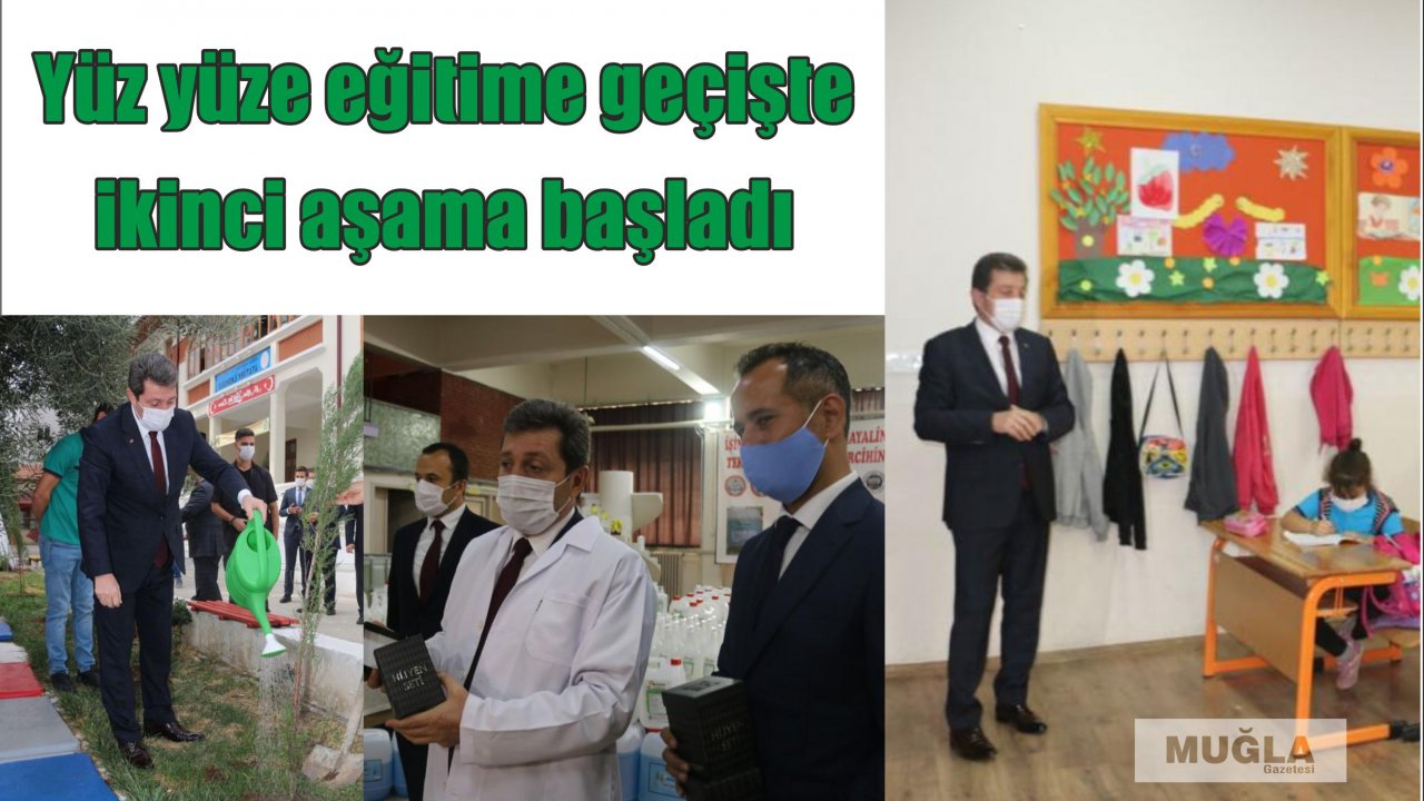 Yüz yüze eğitime geçişte ikinci aşama başladı