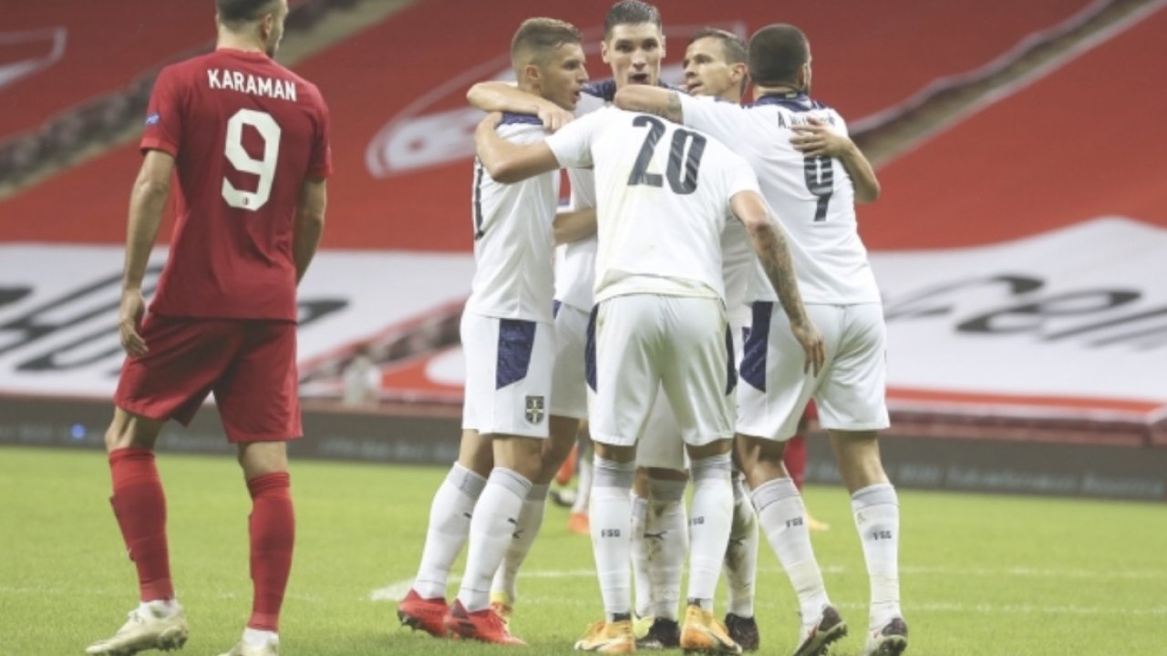 Milliler Sırbistan ile 2-2 berabere kaldı