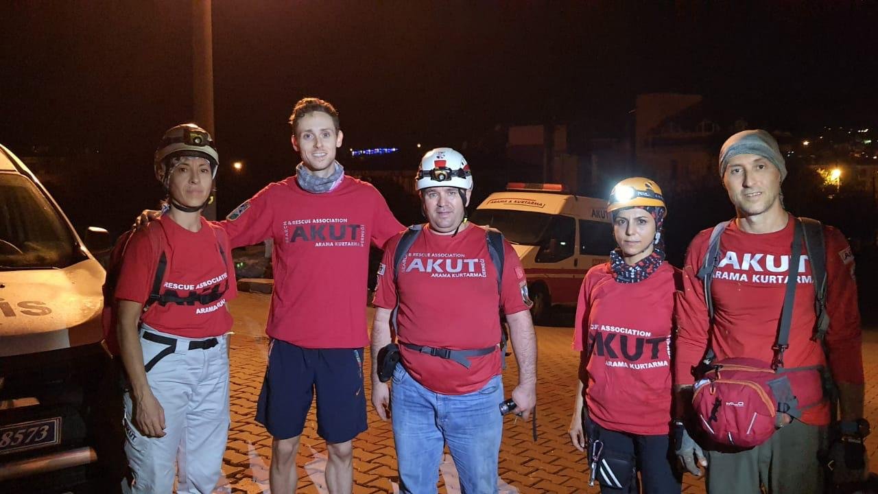 Kanyon yürüyüşünde kaybolan ABD'li turist bulundu