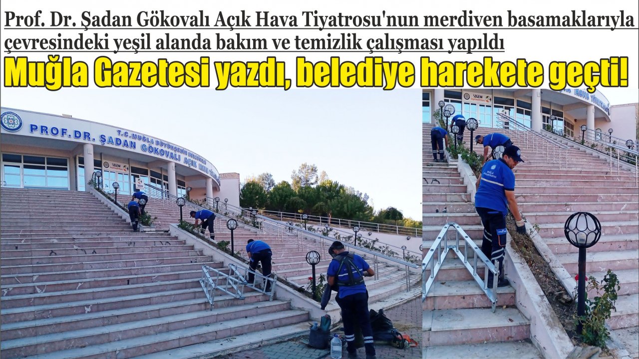 Muğla Gazetesi yazdı, belediye harekete geçti