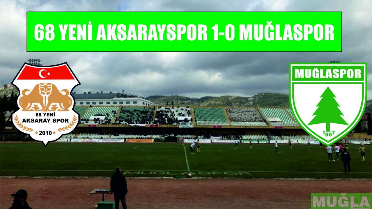 Muğlaspor kötü gidişe “dur” diyemedi 0-1