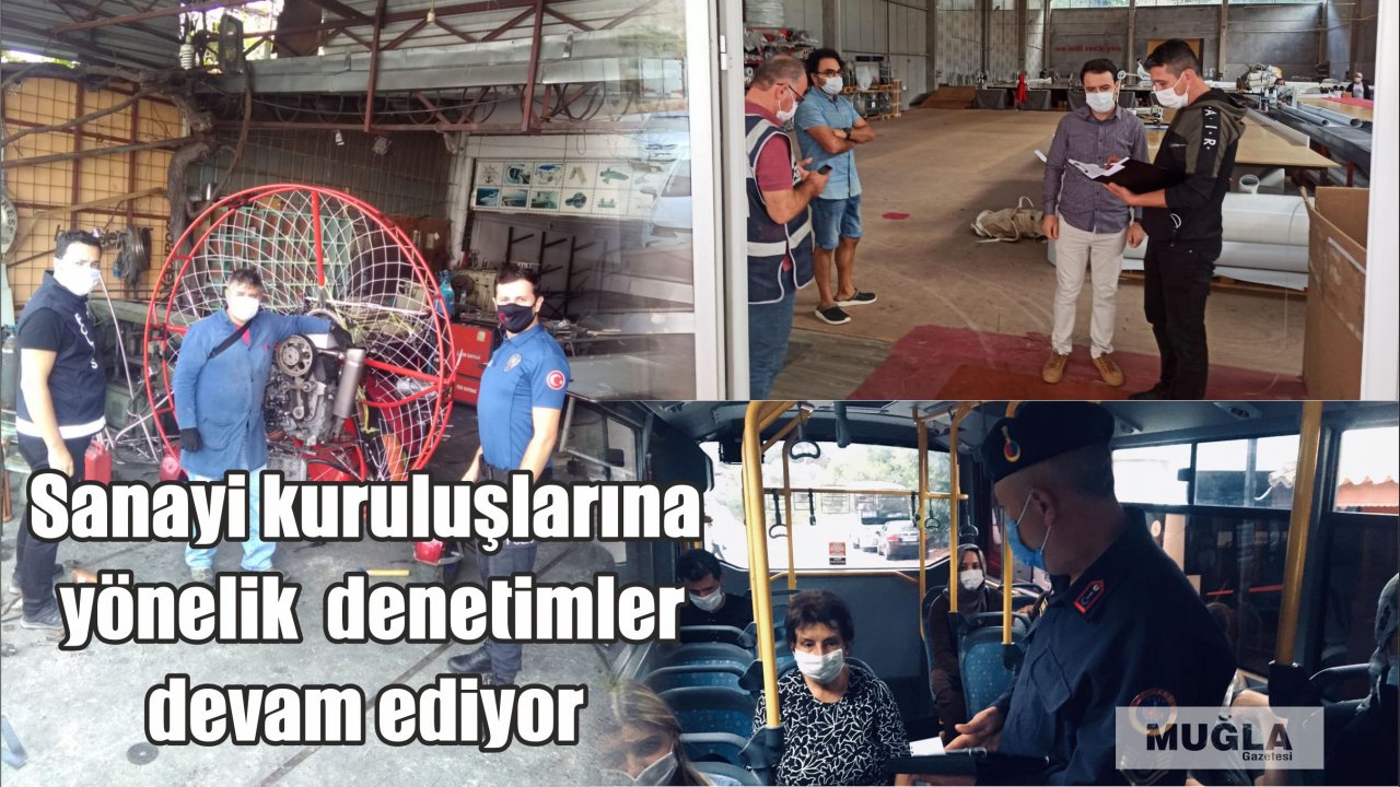 Sanayi kuruluşlarına yönelik denetimler devam ediyor