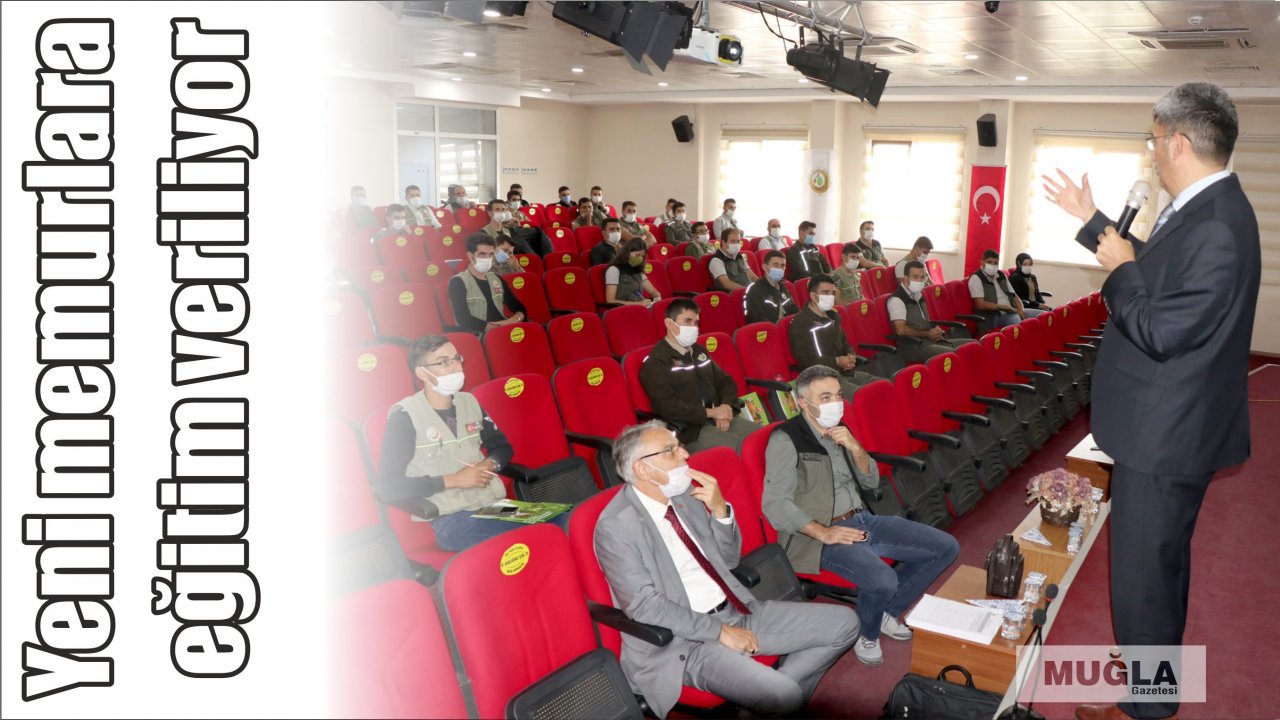 Yeni memurlara eğitim veriliyor