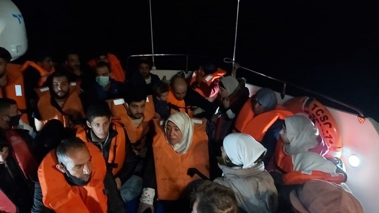 Bodrum’da yabancı uyruklu vatandaşlar kurtarıldı