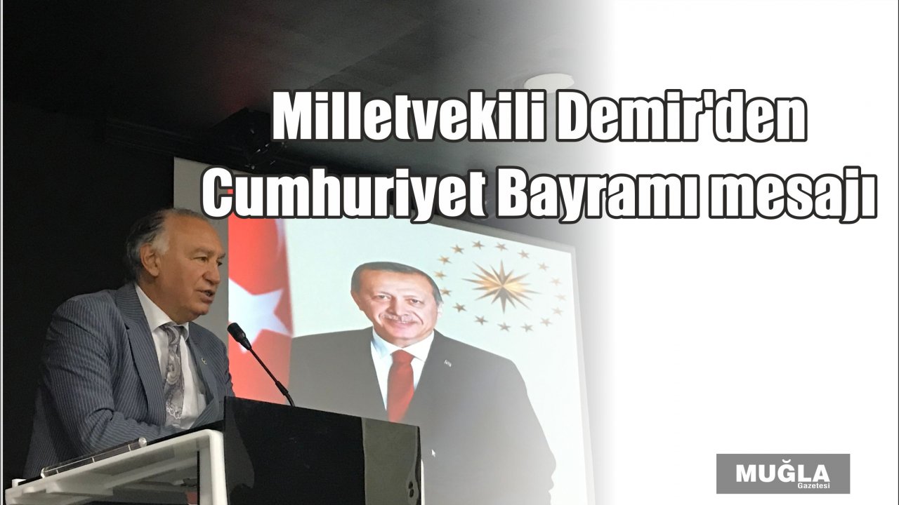 Milletvekili Demir'den  Cumhuriyet Bayramı mesajı