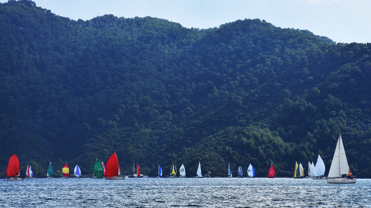 820 yelkencinin katıldığı organizasyon tamamlandı