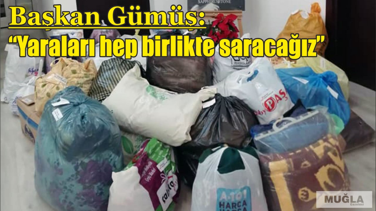 Başkan Gümüş:“Yaraları hep birlikte saracağız”