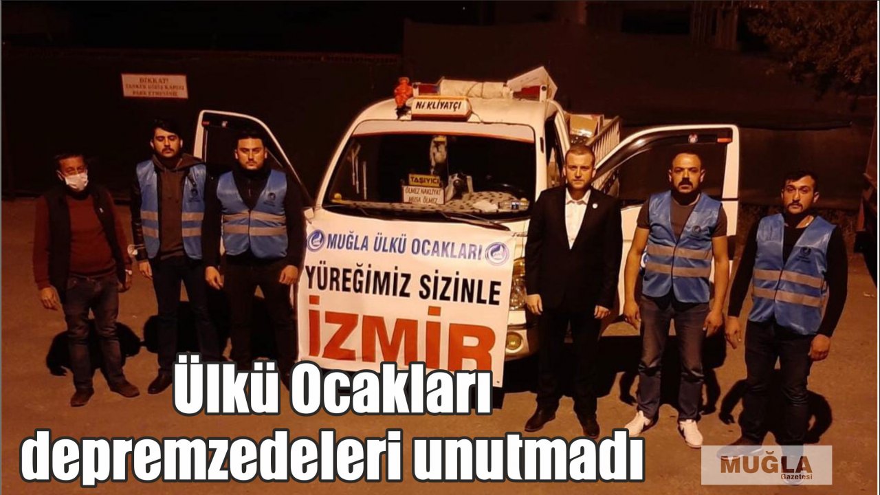Ülkü Ocakları depremzedeleri unutmadı