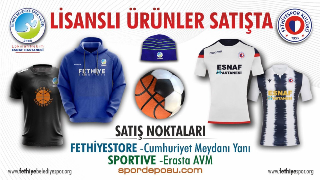 FETHİYELİ SPORSEVERLER TARAFTAR ÜRÜNLERİ MAĞAZASINA KAVUŞUYOR