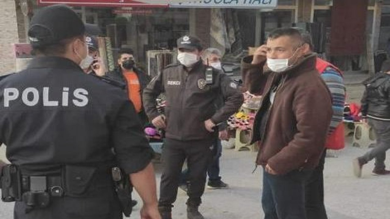 Maske takmayan 19 kişiye para cezası