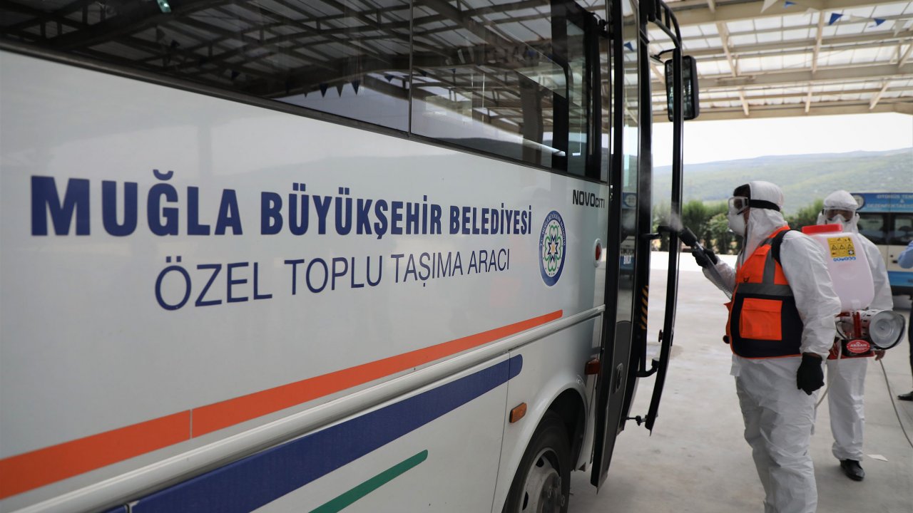 151 bin araca Corona tedbiri