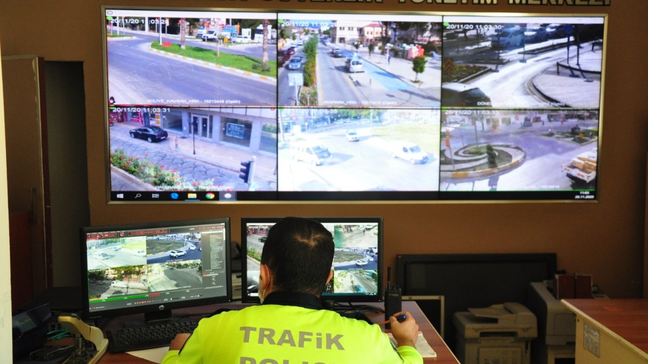 Trafik ihlalleri 7/24 kamerayla tespit ediliyor