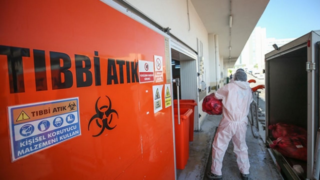 815 bin 916 kilogram tıbbi atık toplandı