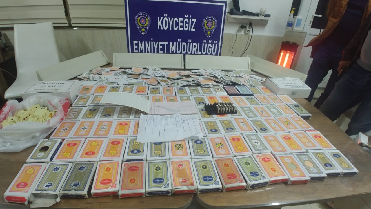 Kumar oynayan 27 kişiye 119 bin 610 lira ceza