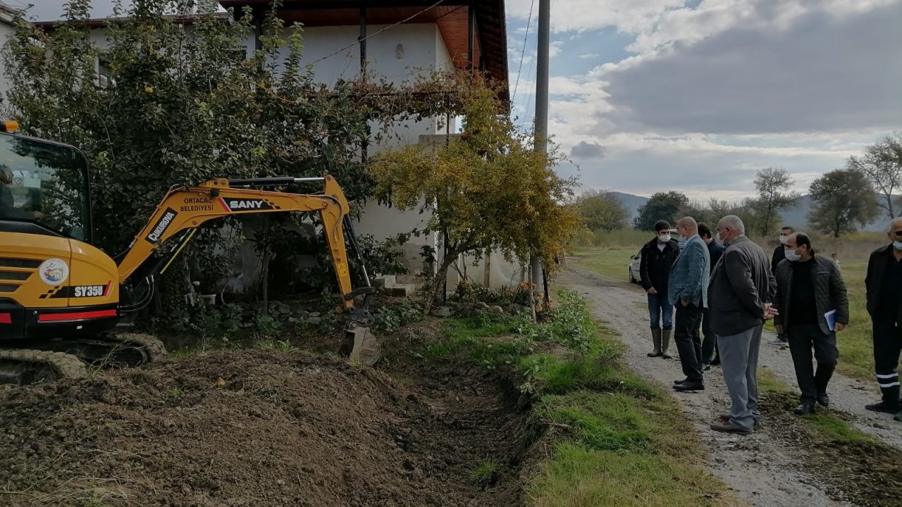 Tahliye hattı sorununu çözüme kavuştu