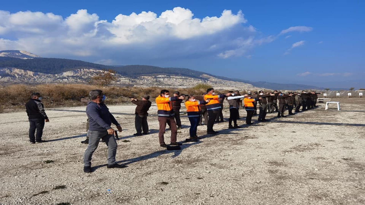 96 personel silah eğitimi alacak