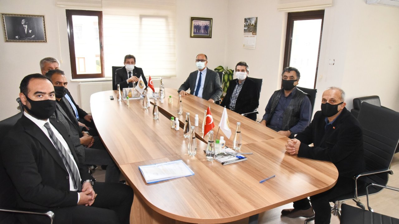 Vali Tavlı, Muğla Mermerciler Derneği’ ne ziyarette bulundu