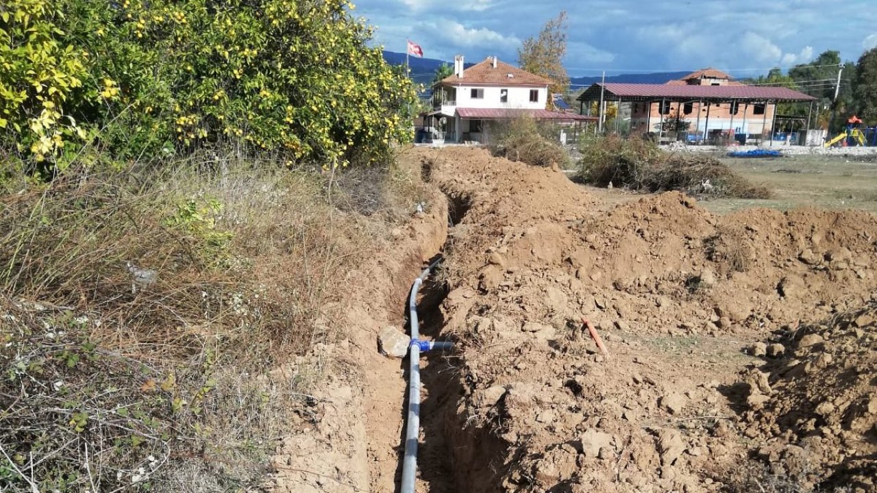 Büyükşehirden Ula’ya Yeni İçme Suyu Hattı