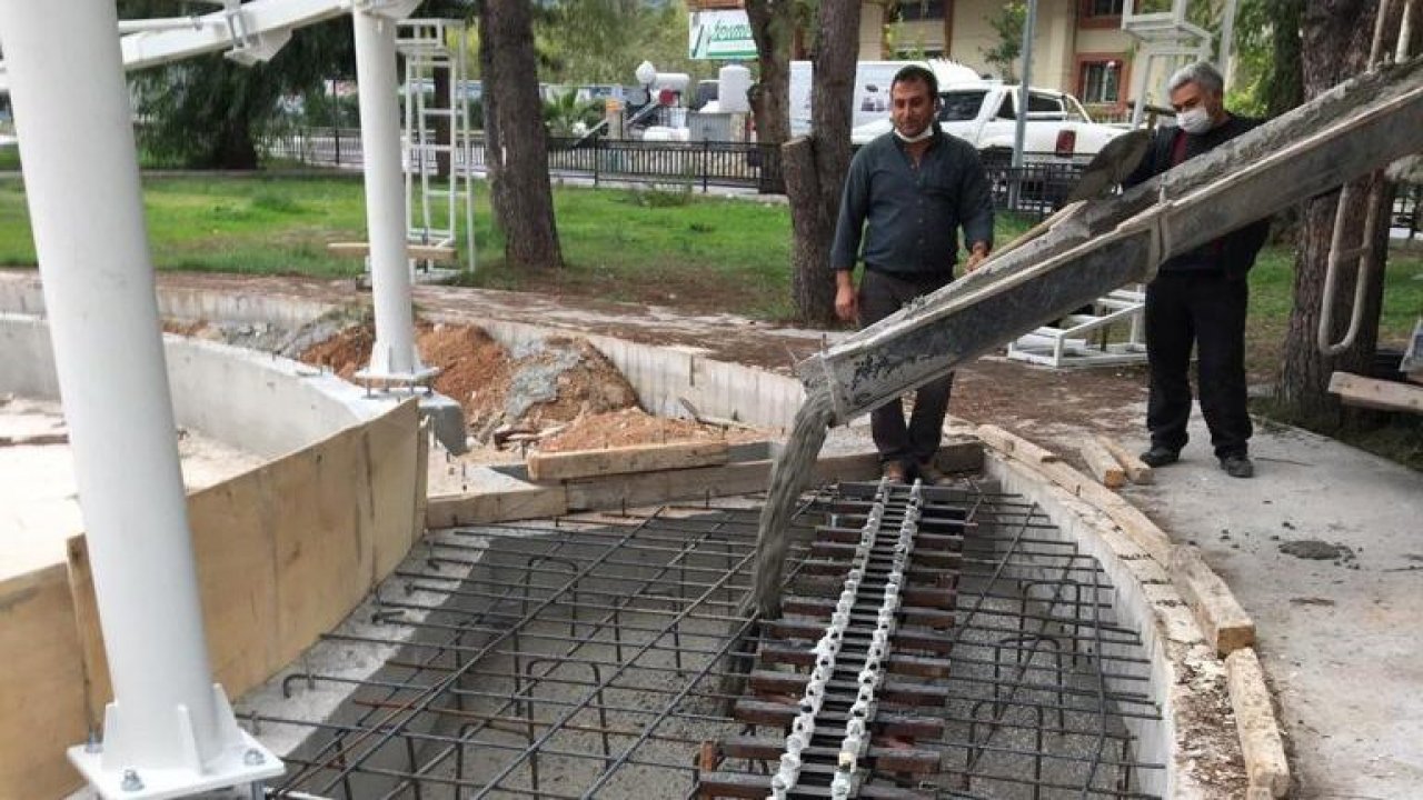 Şehitlik Anıtı yükseliyor