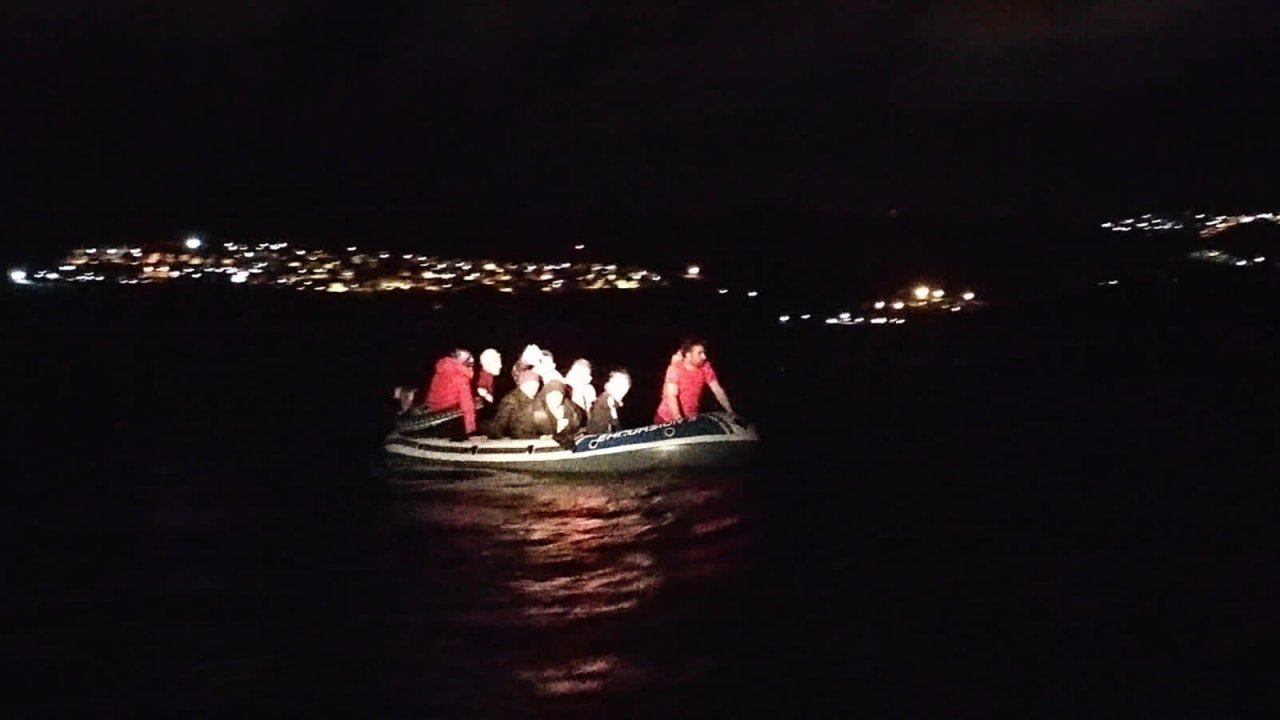 9 sığınmacı kurtarıldı