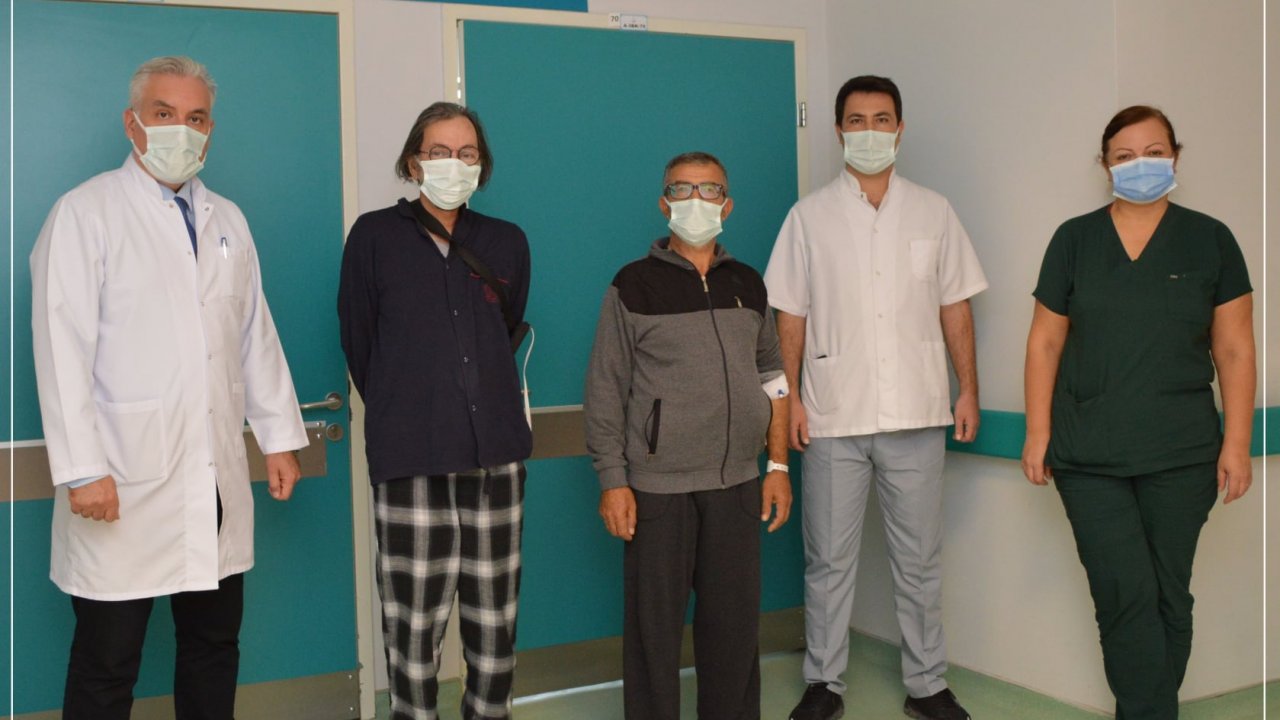 İki felçli hasta sağlığına kavuştu