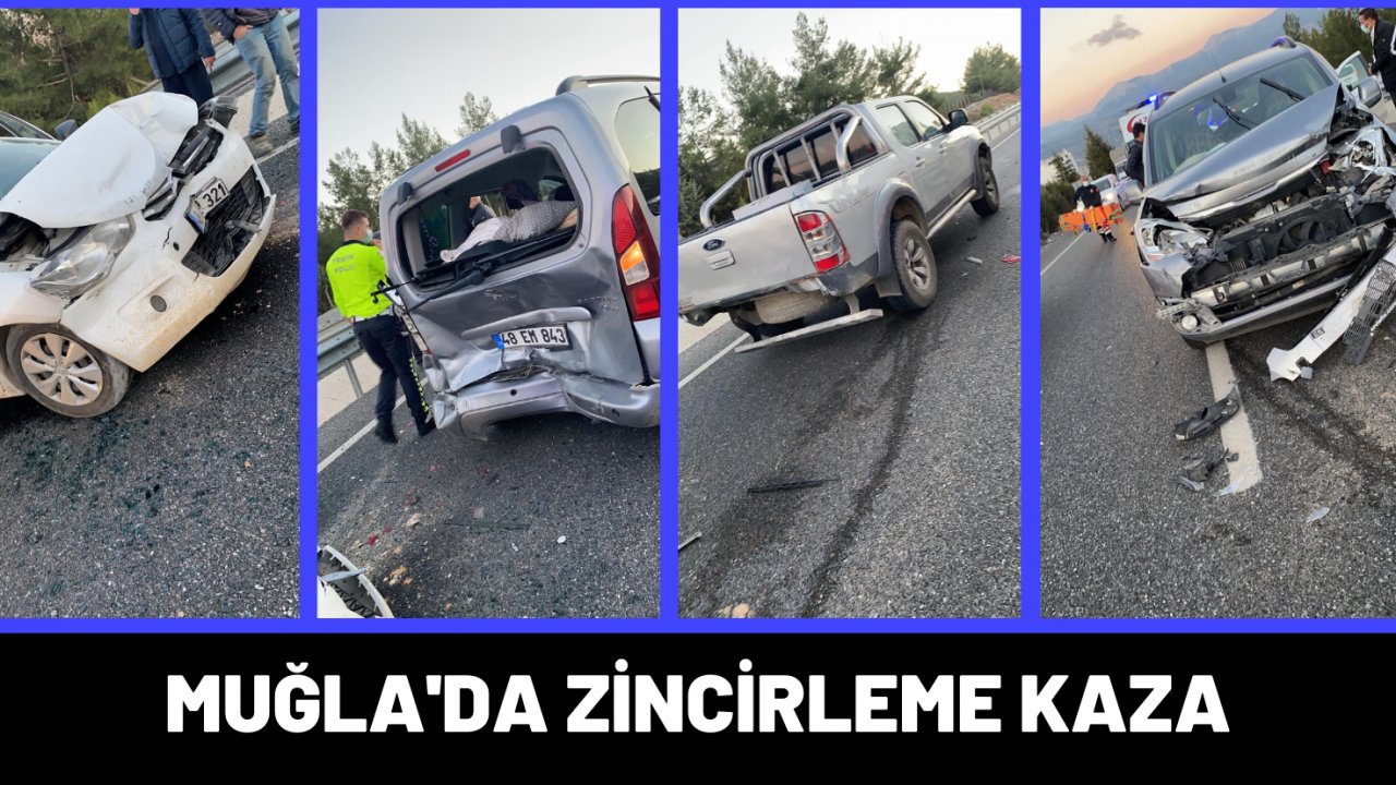 Muğla’da zincirleme kaza