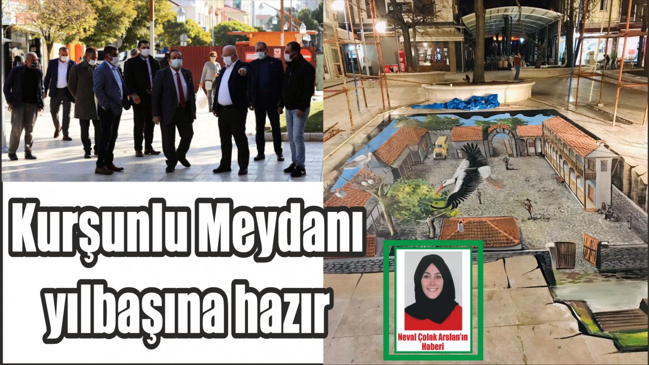 Kurşunlu Meydanı yılbaşına hazır