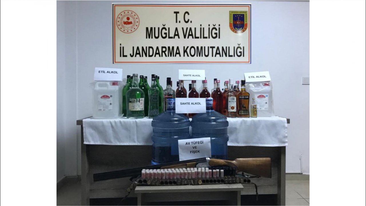 68 litre sahte alkol ele geçirildi