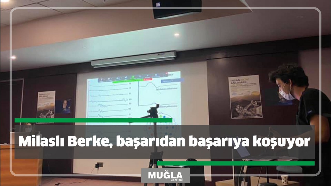 Milaslı Berke, başarıdan başarıya koşuyor