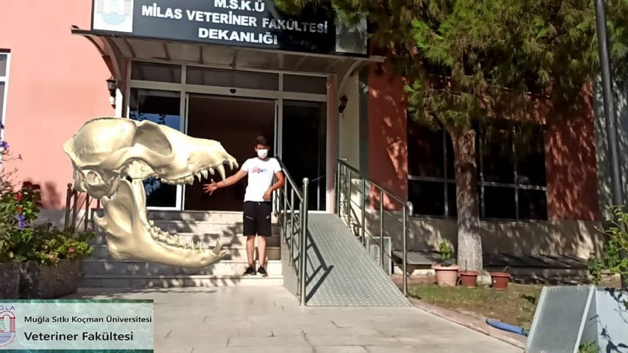 Milas Veteriner Fakültesi “modellemeyle” fark yarattı