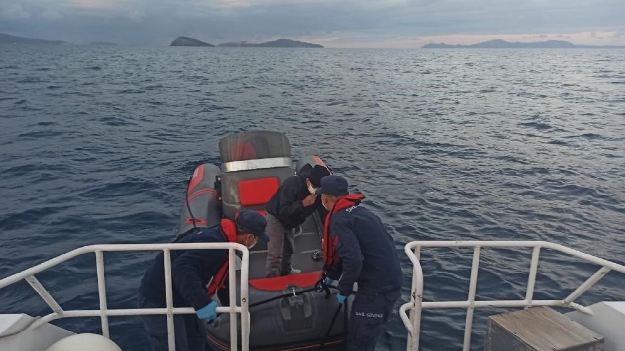 Düzensiz göçmen kurtarıldı