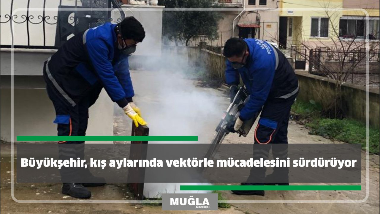 Büyükşehir, kış aylarında vektörle mücadelesini sürdürüyor