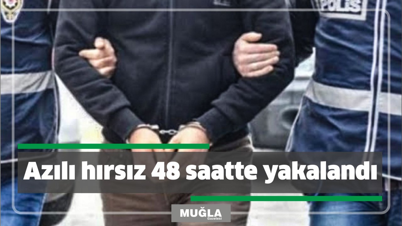 Azılı hırsız 48 saatte yakalandı