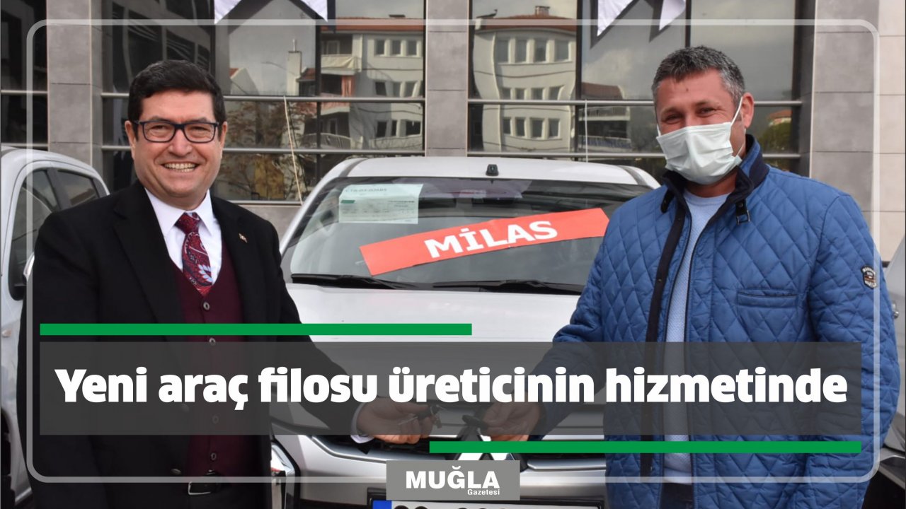 Yeni araç filosu üreticinin hizmetinde