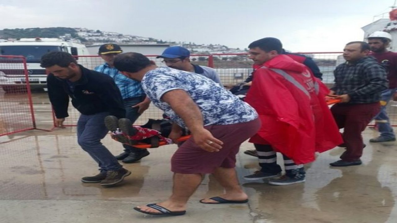 Limanda iş kazası; 1 yaralı