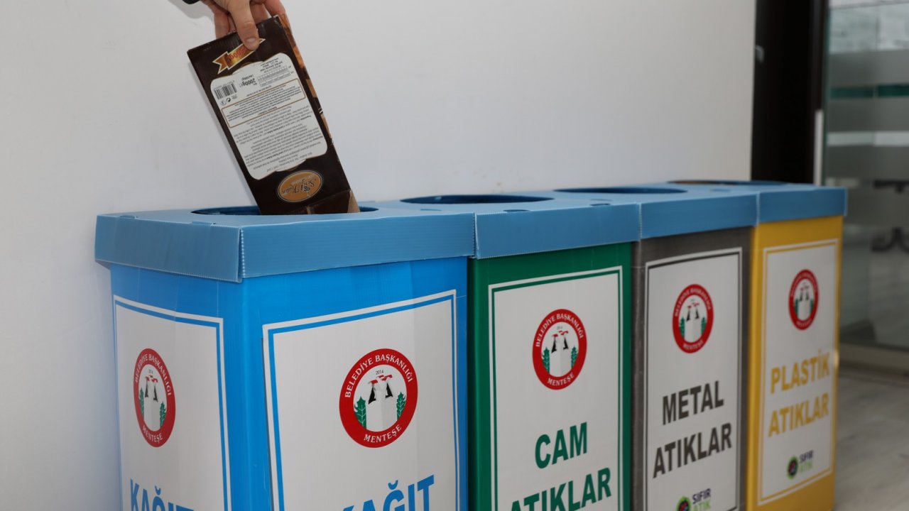Menteşe Belediyesine sıfır atık belgesi