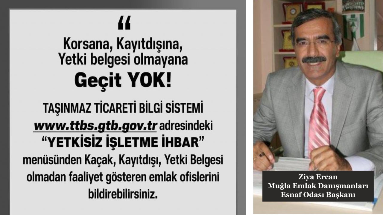 Korsan emlakçılığa geçit yok