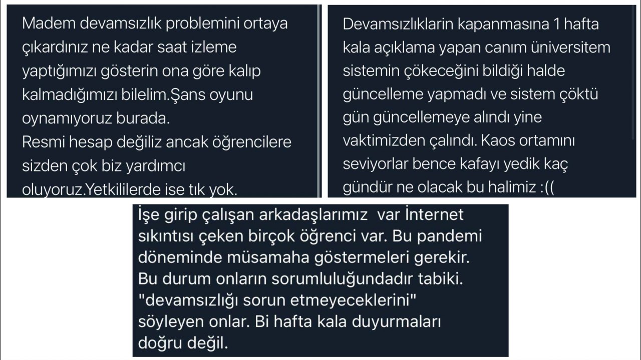 Üniversite’de devamsızlık krizi