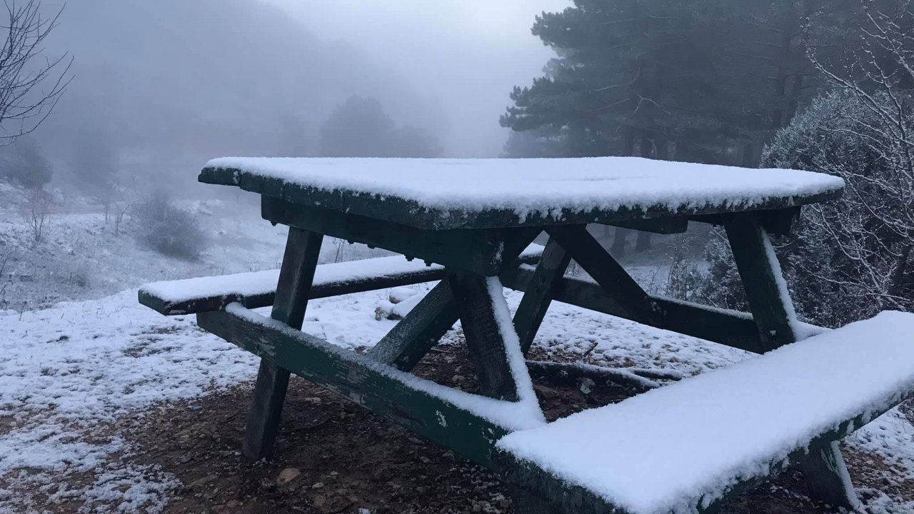 Muğla’ya yılın ilk karı düştü