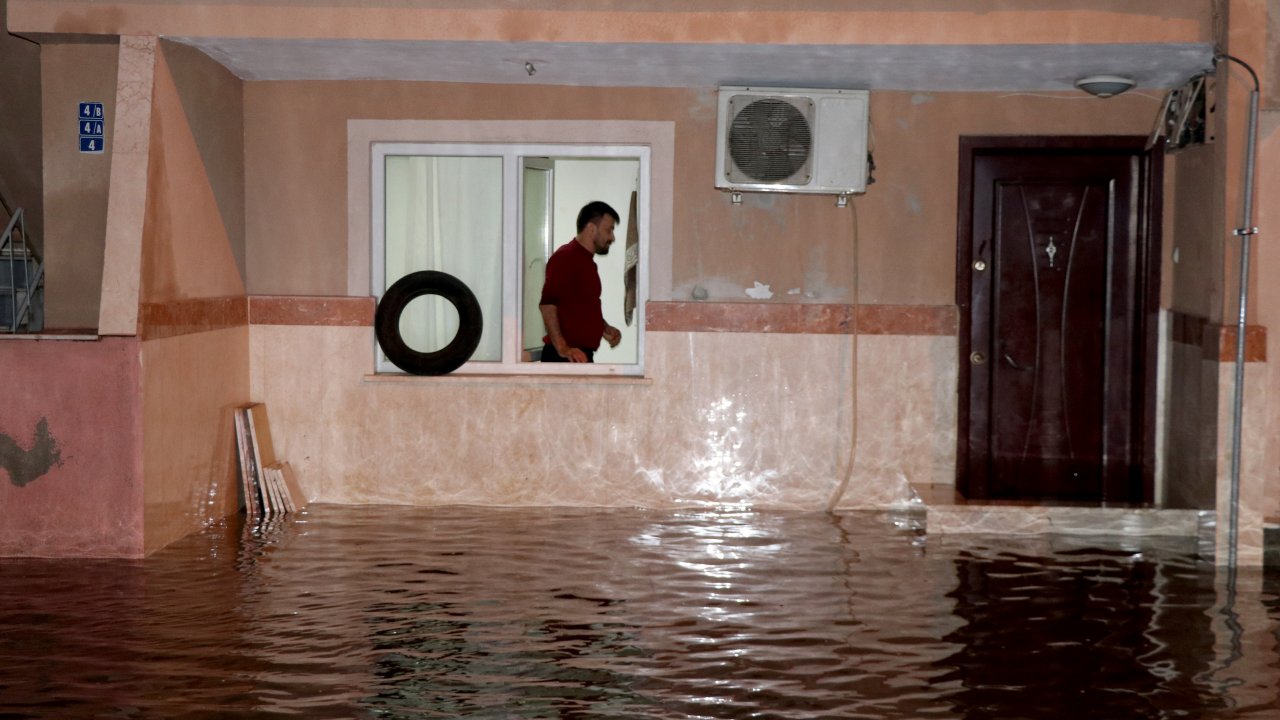 Şiddetli yağış etkili oldu