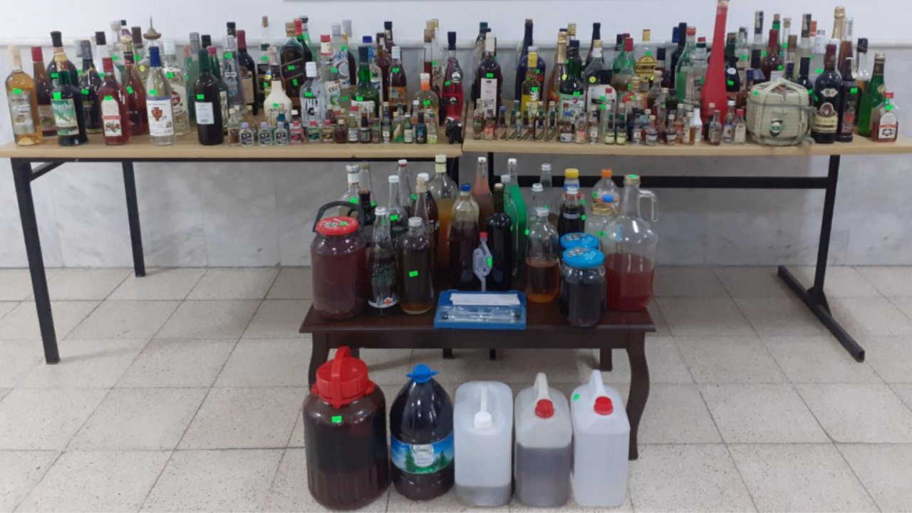 Sahte içki operasyonunda bir şüpheli yakalandı