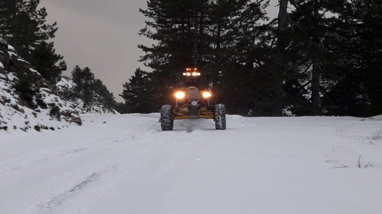 Muğla’ya yılın ilk karı düştü