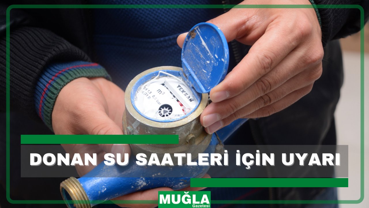 Donan su saatleri için uyarı