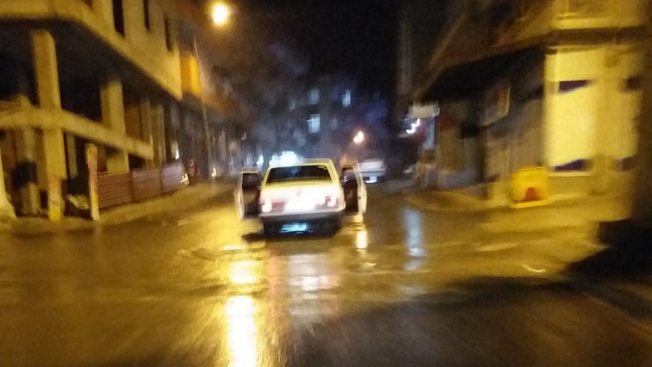 Trafikte tepki çeken görüntü